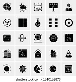 25 Universal Icons Vector illustration