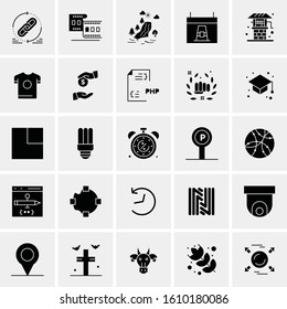 25 Universal Icons Vector illustration