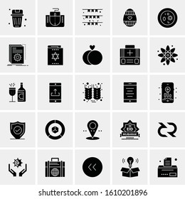 25 Universal Icons Vector illustration