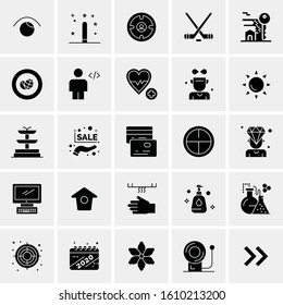 25 Universal Icons Vector illustration