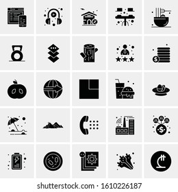 25 Universal Icons Vector illustration