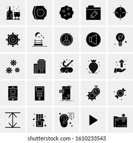 25 Universal Icons Vector illustration