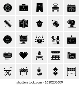 25 Universal Icons Vector illustration