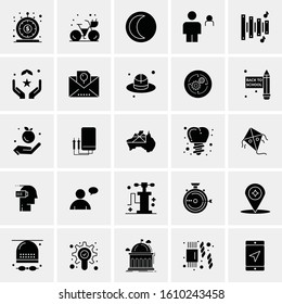 25 Universal Icons Vector illustration
