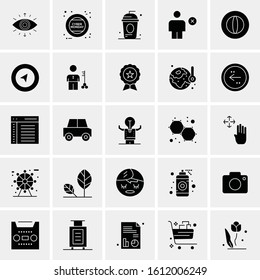 25 Universal Icons Vector illustration
