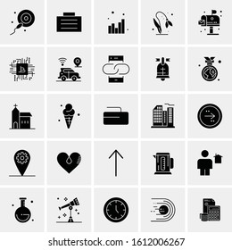 25 Universal Icons Vector illustration