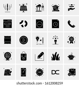 25 Universal Icons Vector illustration