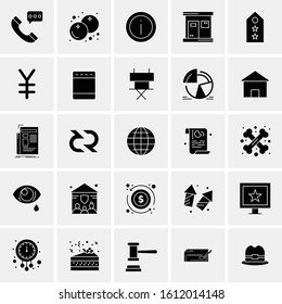 25 Universal Icons Vector illustration