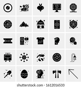 25 Universal Icons Vector illustration