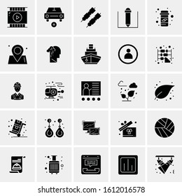 25 Universal Icons Vector illustration