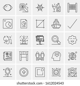 25 Universal Icons Vector illustration
