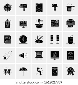 25 Universal Icons Vector illustration