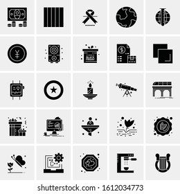 25 Universal Icons Vector illustration