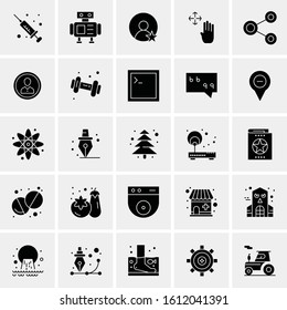 25 Universal Icons Vector illustration