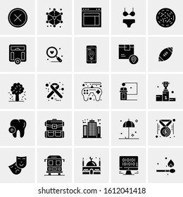 25 Universal Icons Vector illustration