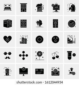 25 Universal Icons Vector illustration