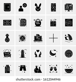 25 Universal Icons Vector illustration