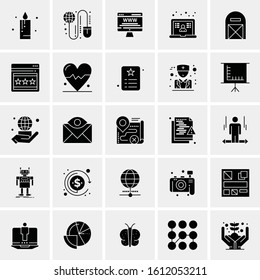 25 Universal Icons Vector illustration