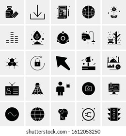 25 Universal Icons Vector illustration