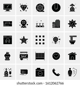 25 Universal Icons Vector illustration