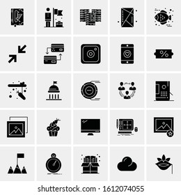 25 Universal Icons Vector illustration