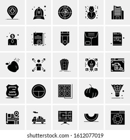 25 Universal Icons Vector illustration