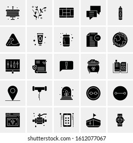 25 Universal Icons Vector illustration