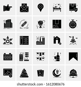 25 Universal Icons Vector illustration
