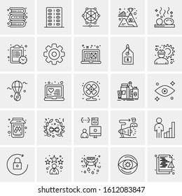25 Universal Icons Vector illustration