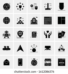 25 Universal Icons Vector illustration