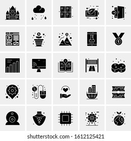 25 Universal Icons Vector illustration