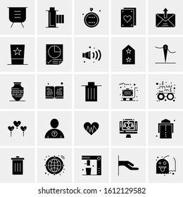 25 Universal Icons Vector illustration