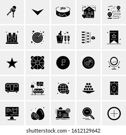 25 Universal Icons Vector illustration