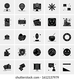 25 Universal Icons Vector illustration