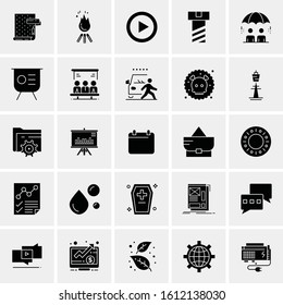 25 Universal Icons Vector illustration