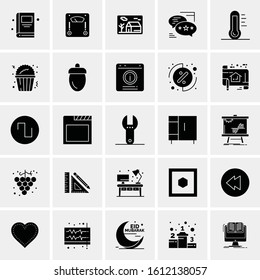 25 Universal Icons Vector illustration
