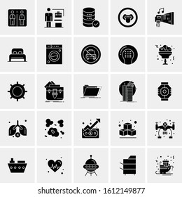 25 Universal Icons Vector illustration