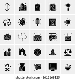 25 Universal Icons Vector illustration