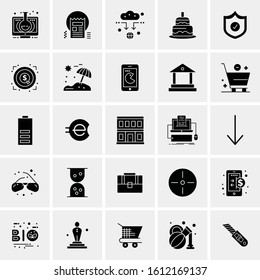 25 Universal Icons Vector illustration