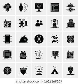25 Universal Icons Vector illustration