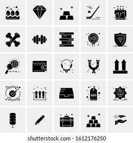 25 Universal Icons Vector illustration