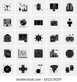 25 Universal Icons Vector illustration