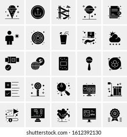 25 Universal Icons Vector illustration