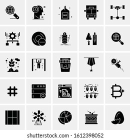 25 Universal Icons Vector illustration