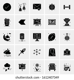 25 Universal Icons Vector illustration