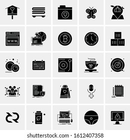 25 Universal Icons Vector illustration