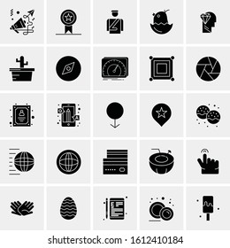 25 Universal Icons Vector illustration