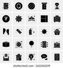 25 Universal Icons Vector illustration