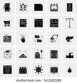 25 Universal Icons Vector illustration