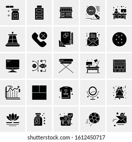 25 Universal Icons Vector illustration